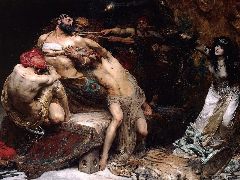 1860-Solomon J Solomon - Sansone - Walker Art Gallery, Liverpool